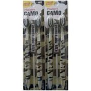 4 Plackers Soft Toothbrushes - Classic Green Camo