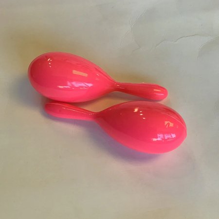 4" Plastic Neon Maraca