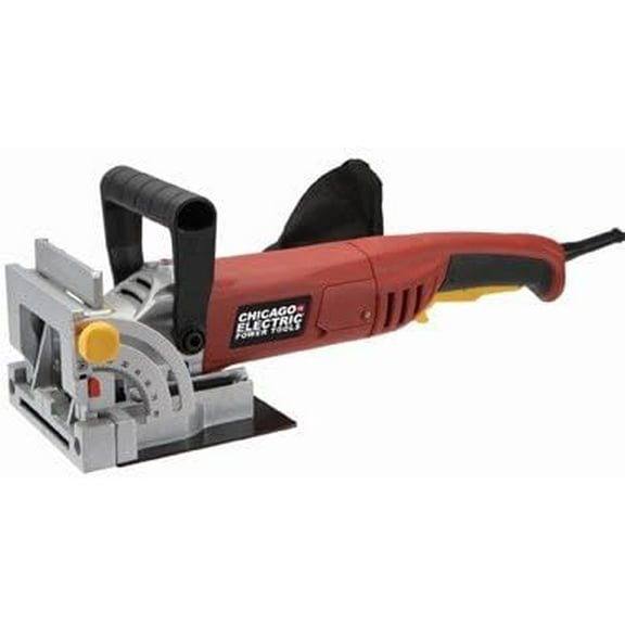 4" Plate Joiner 120 volts, 6 amps, RPM, 60 Hz, single phase Includes carbide tipped blade and arbor wrench