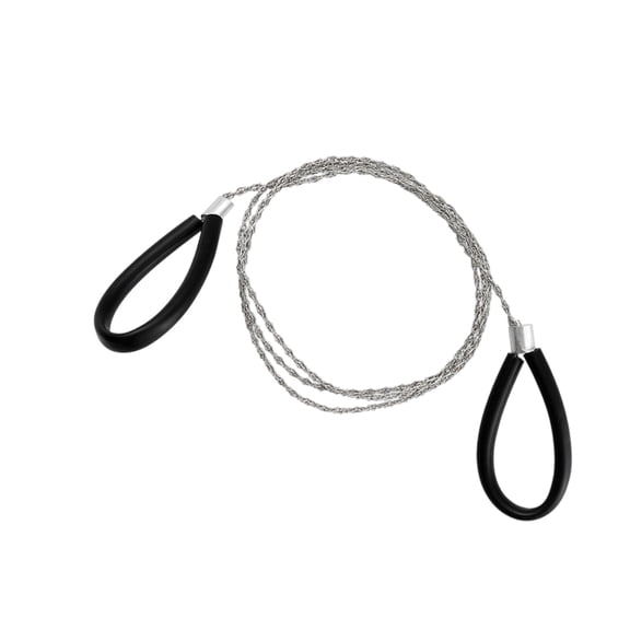 4-Ply Braided Steel Wire Handsaw for Wood Metal, Heavy Duty Manual Cutting Tool for Outdoor & Construction Projects