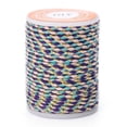 4-Ply Polycotton Cord with Metallic Thread Handmade Macrame Cotton Rope ...