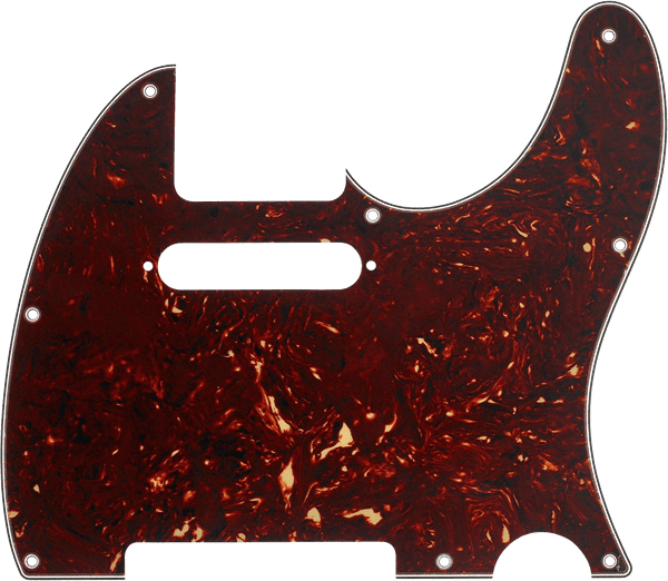 Fender Pickguard, Telecaster® 8-Hole Mount, Tortoise Shell, 4-Ply