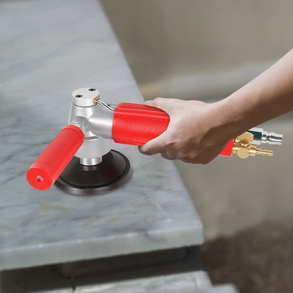 4" Pneumatic Water Polisher Wet Sander Grinder Polishing Marble Granite Tool M16