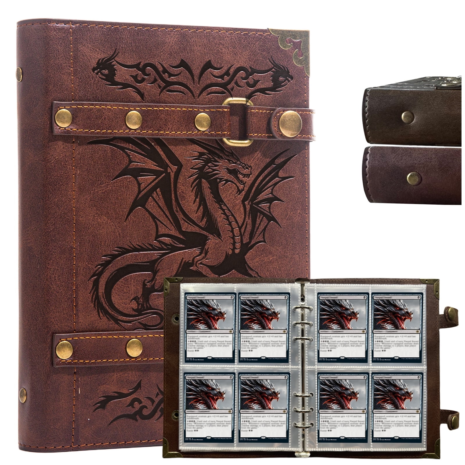 Trading Card Binder with 4-Pocket Sleeves  Holds 240 Cards,Perfect for  Collectors For MTG,TCG,Game Cards & Sports Cards Accessories Gift -  Walmart.com