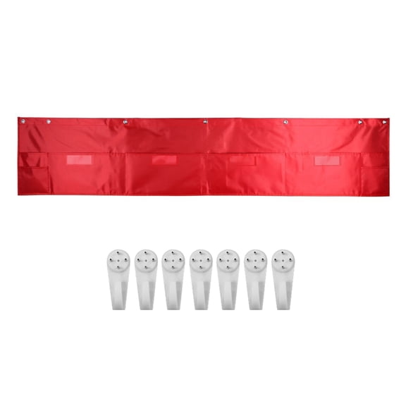 4 Pocket Horizontal Storage Pocket Chart Wall Folder Organizers Bag Wall File Organizers Chart for School Office