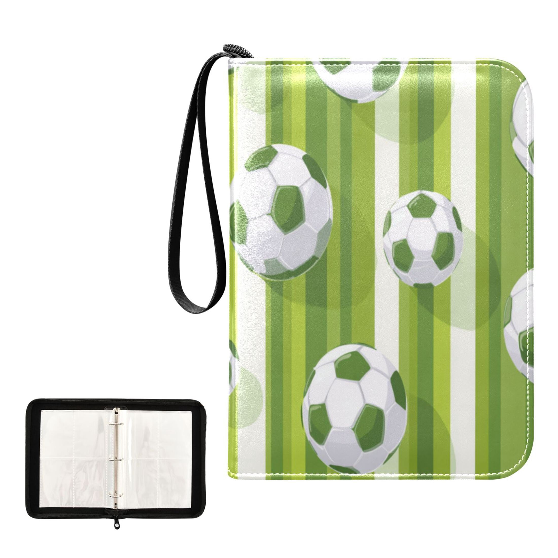 4 Pocket Trading Card Binder, 50 Pages Sleeves Holds 400 Cards, Card ...