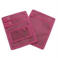 thumbnail image 1 of 4 Pockets Nurse Organizer Pouch for Accessories Medical Bag Tool Case, Easy-Clean Nylon - AsaTechmed (Dark Pink), 1 of 1