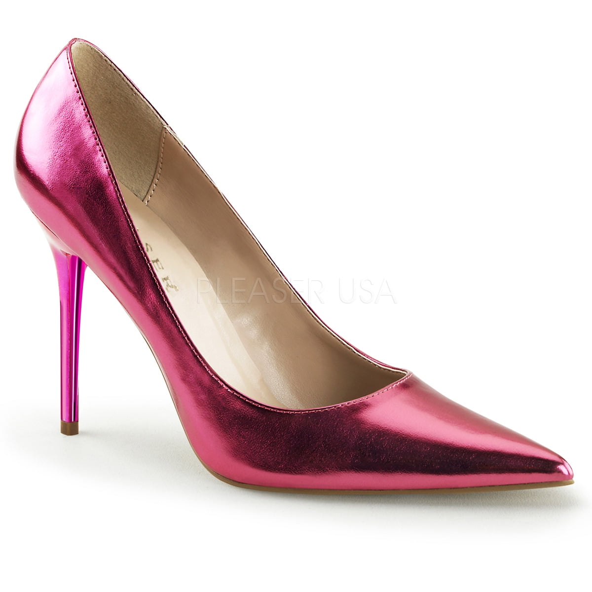 Missguided tie up pink metallic heels. NEVER WORN ,... - Depop