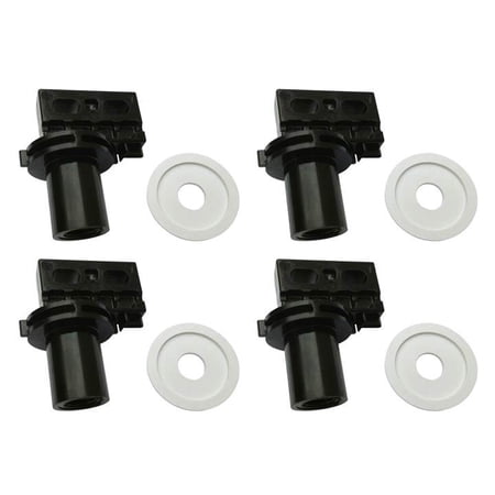 4) Polaris C65 Pool Cleaner 180 280 Washer Replacement Rear Large Axle Wheels