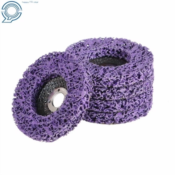 4" Poly Strip Disc Wheel Paint Rust Removal Clean For Angle Grinder 45 Grit 5Pcs