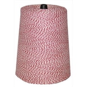 4 Poly Variegated 2 Pound Cone with 9600 ft. in Red and White
