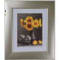 thumbnail image 1 of 4" Polystyrene Futuristic Modern Picture Frame by WholesaleArtsFrames-com 20x28, 1262WK Series Metallic Silver - Made in USA, 1 of 5