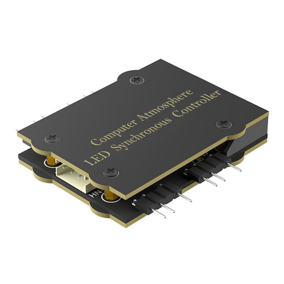 4 Port 5V 3PIN ARGB Fan LED Controller Computer Atmosphere Light Synchronization Controller with USB2.0 9Pin Cable