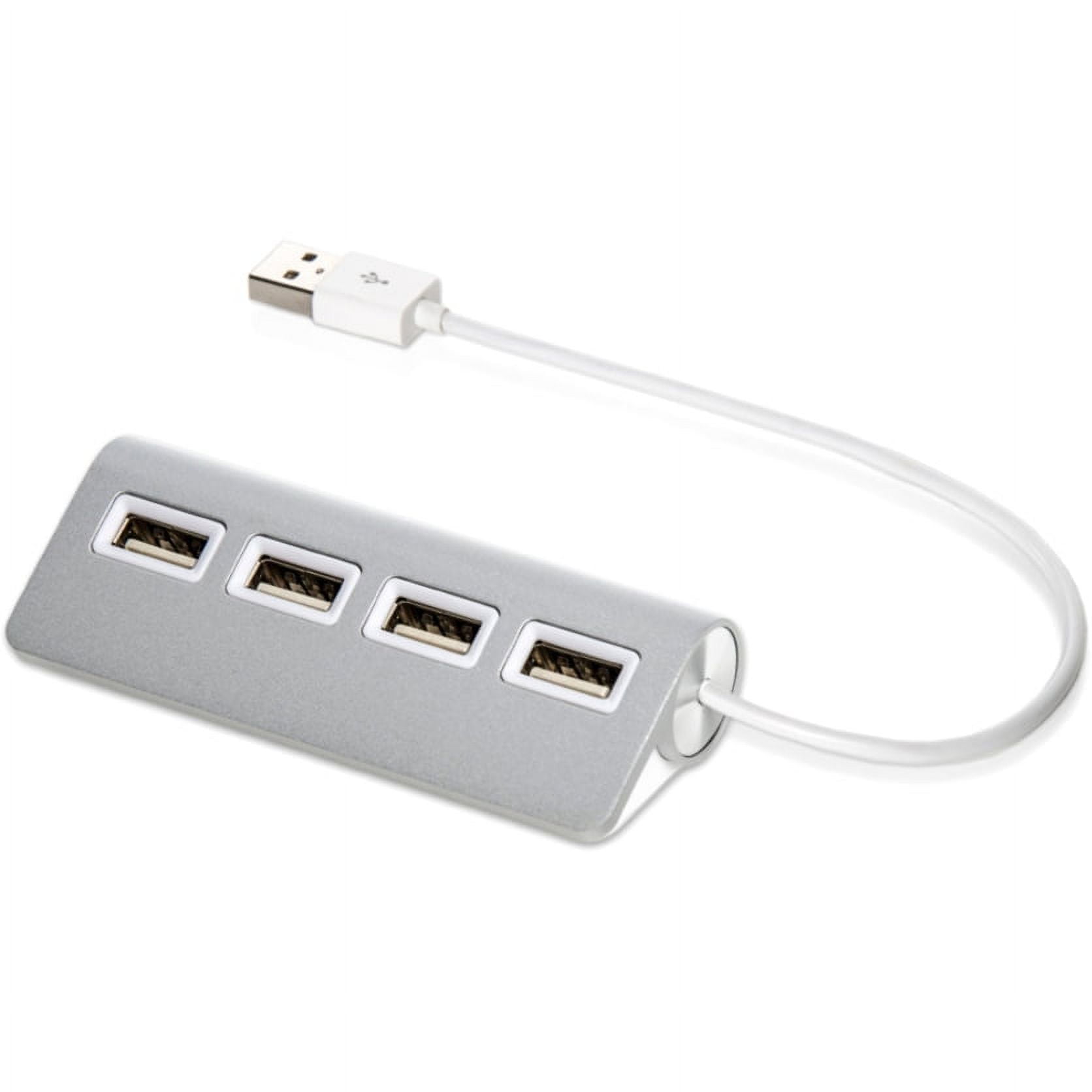 4 Port Aluminum USB Hub for Mac