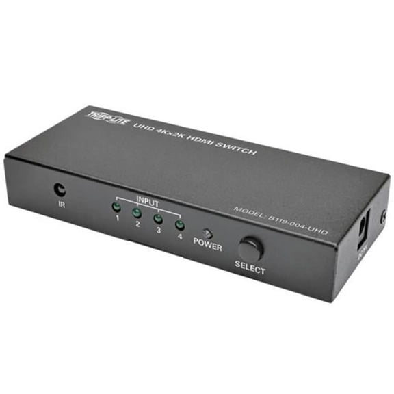 4-Port HDMI Switch for Video & Audio