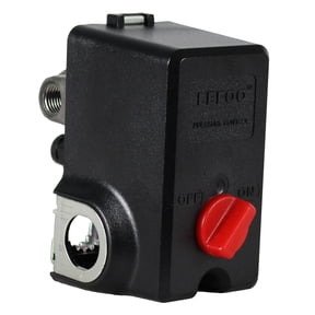 4 Port Import Style Air Compressor Pressure Switch Control Valve 95-125 PSI LF19-L4
