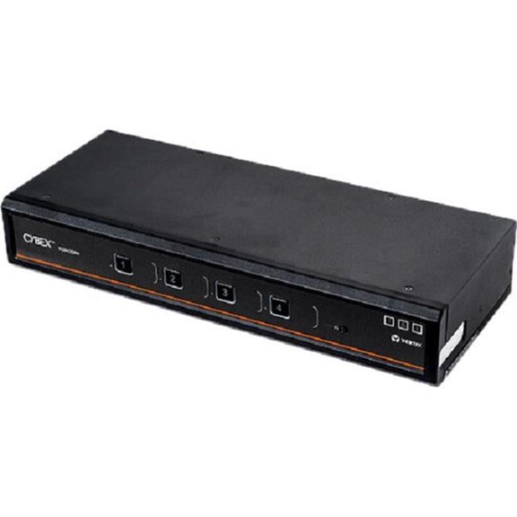 4 Port Kvm Audio Switch, Black