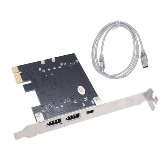 4 Port PCIE 1X to 1394 Video Capture Card with Firewire Adapter Desktop
