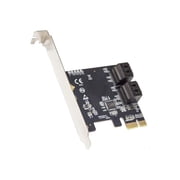 SYBA Multimedia 4 Port SATA III PCI-e 3.0 x1 Card Non-Raid with Low Profile Bracket - Serial ATA/600 - PCI Express 3.0 x1 - Plug-in Card - 4 Total SATA Ports - 4 SATA Ports Internal - PC