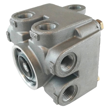 4 Port Tractor/Trailer Single Control Air Brake Relay Valve - 7.0 PSI
