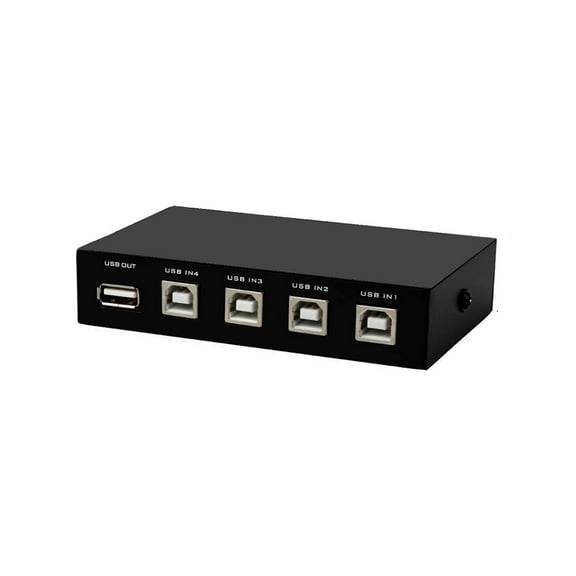 4-Port USB 2.0 Sharing Switch - 4 Computers Sharing 1 USB Device