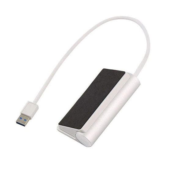 4 Port USB 3.0 Aluminum Hub 5Gbps High Super Speed Adapter Cable Transmitter for PC/Laptop