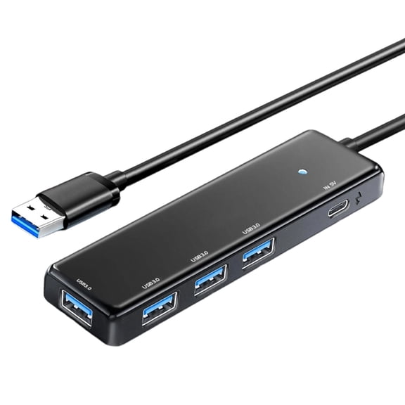 4 Port USB 3.0 Hub Multiport Expander Adapter For PC Laptop Gaming Consoles