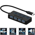 thumbnail image 1 of 4 Port USB 3.0 Hub With Individual Power Switches & Leds, 1 of 1