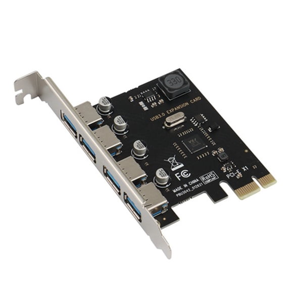 4 Port USB 3.0 PCI-E Expansion Card PCI Express PCIe USB 3.0 HUB Adapter 4-Port USB3.0 Controller USB3.0 PCIe