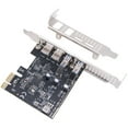 4 Port USB 3.2 Gen2 PCIe Expansion Card 10Gbps Type C Type A Desktop ...