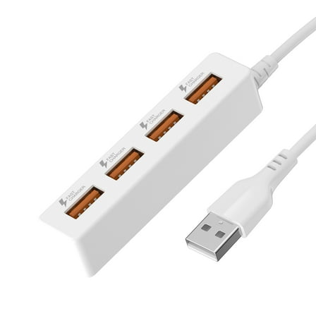 4 Port USB Adapter Power Supply 4 in 1 USB Adapter USB to USB2.0 Multifunction Splitter Extension Cable for Phone