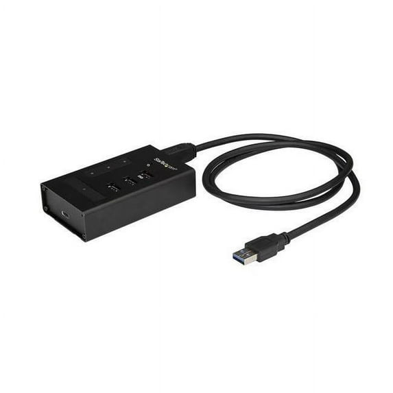 4 Port USB Hub - USB A to 1 x USB C and 3 x USB A Mountable