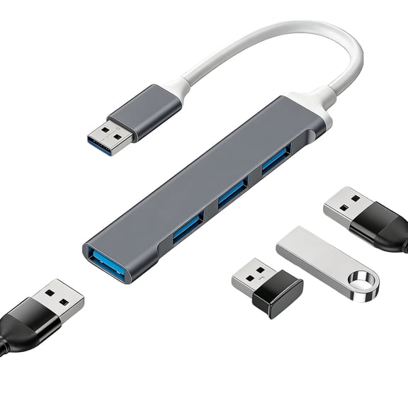 4-Port USB Hub, USB Port Extender Hub