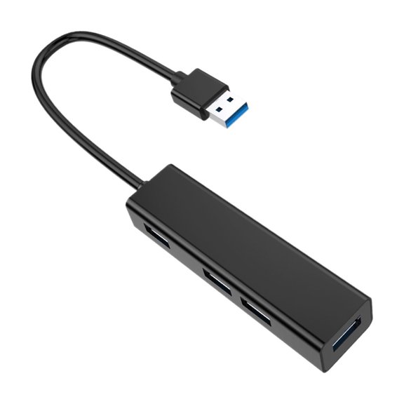 4-Port USB Hubs with USB-A Plug, Up to 5 Gbps Data Transfer, and Driver-Frees Setups for Keyboards, Drive, and Hard Drive