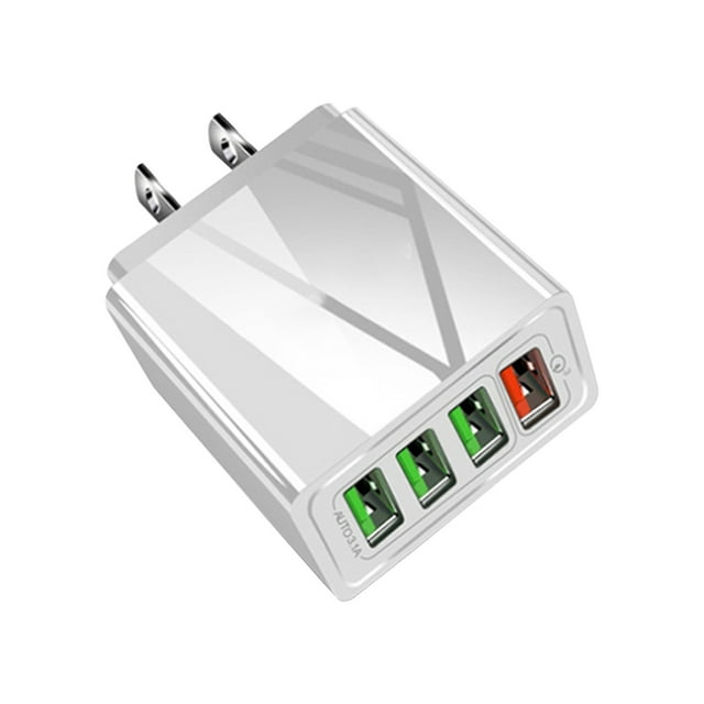 4 Port USB Travel Power Adapter Global Mobile Phone Charger US International Block Cube Plug For