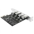 thumbnail image 1 of 4 Port Usb 3.0 Pci Express Expansion Card Pcie Pci-E Usb 3.0 Host Controller 4 X Usb3.0 Usb 3.0 Add On Card Expansion Cards, 1 of 8