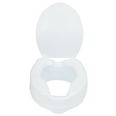 4" Portable Removable Raised Toilet Seat Elderly Patients Assists Detachable Elevated Toilet Seat Riser