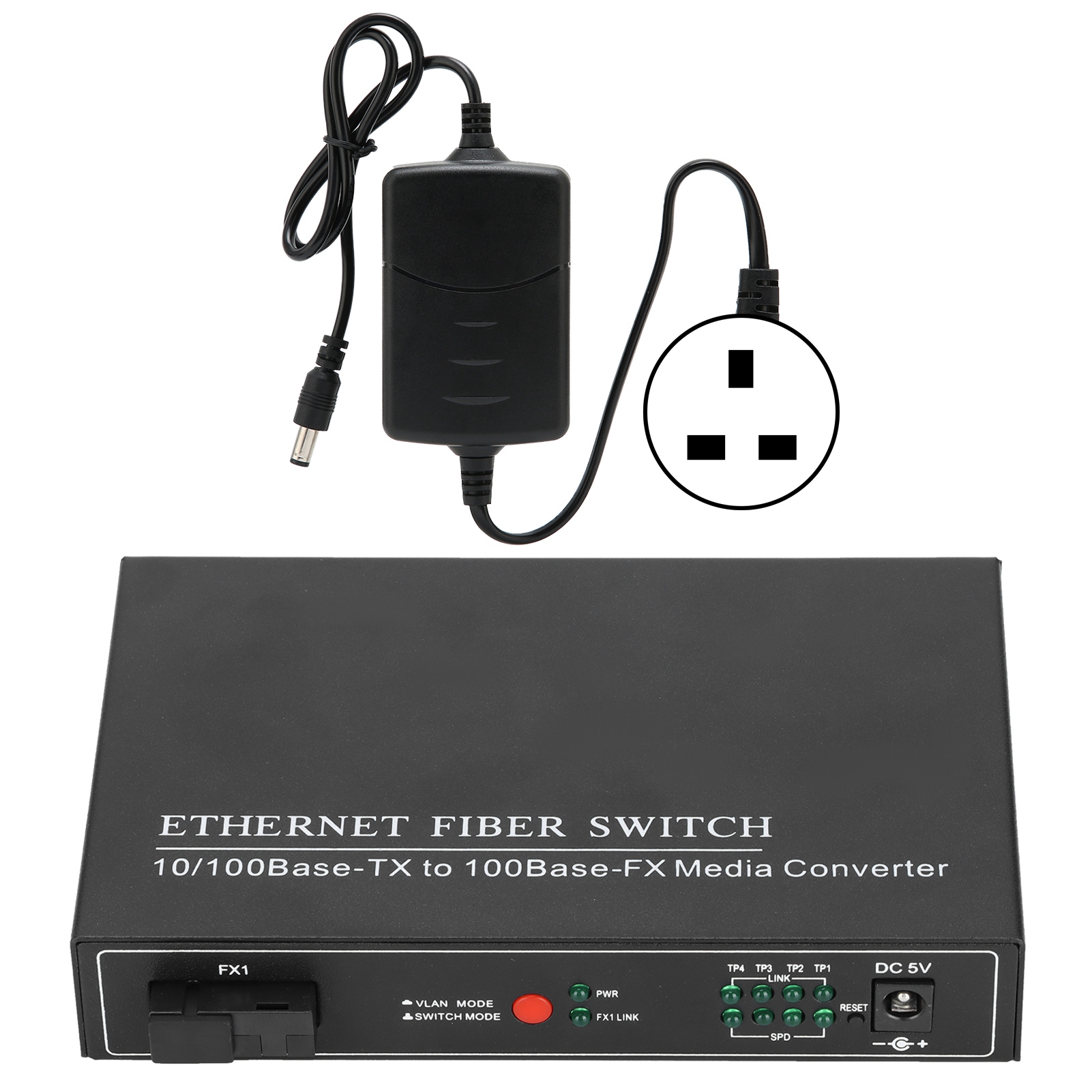 4 Ports Fiber Switch TBC?MC3414ES20A Plug Play Stable Sturdy