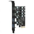 thumbnail image 1 of 4 Ports PCIE to USB 3.0 Expansion Card PCI Express Adapter Card for Desktop PC , y19474, 1 of 6