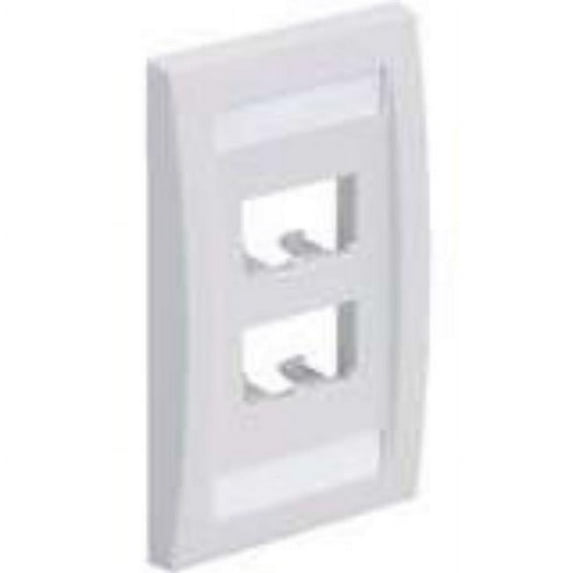 4 Ports Stainless Steel 1-Gang Classic Faceplate