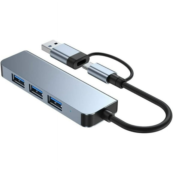 4 Ports USB 3.0 HUB Typ-C Adapter USB 2.0 High Speed Transmission Multi-Port USB Splitter Expander Fr PC Computer