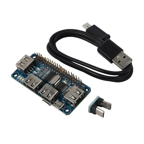 4 Ports USB HUB HAT For 3 / 2 / Zero W Extension Board