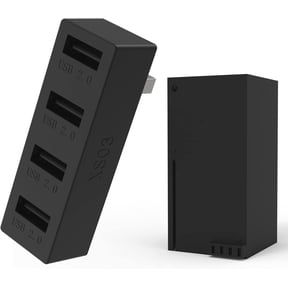 JZW-Shop 4 Ports USB Hub 2.0 for Xbox Series X, High Speed USB Hub Splitter Expansion Adapter Compatible with Xbox Series, Plug and Play