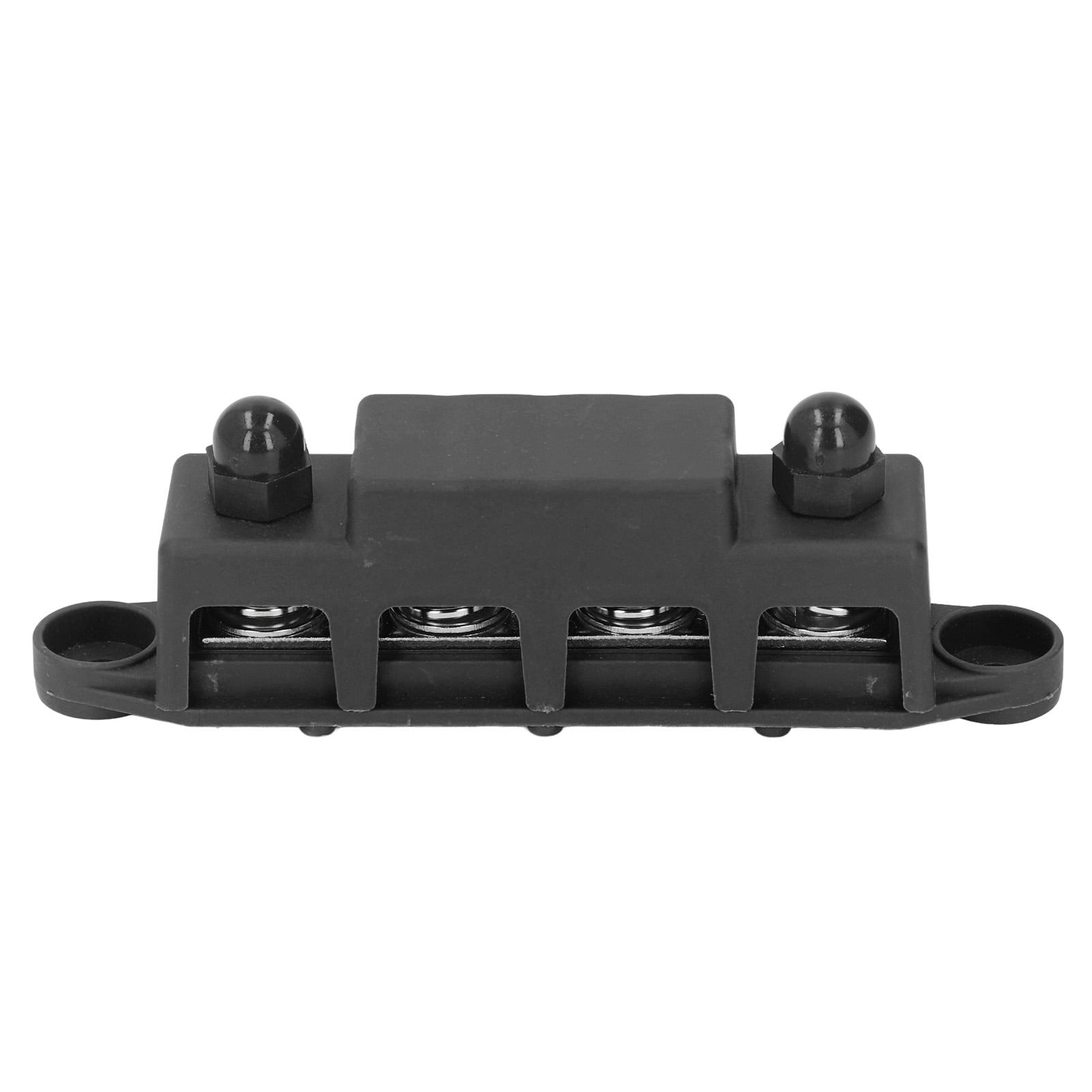 4 Position Bus Bar M10 Studs Power Distribution Block for Automobile RV