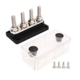 4 Post Power Distribution Block 3/8inch M10 Studs Battery Bus