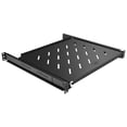 4 Post Server Rackmount NavePoint 4-Post Sliding Server Shelf, Cold Rolled Steel, Black, Vented ...