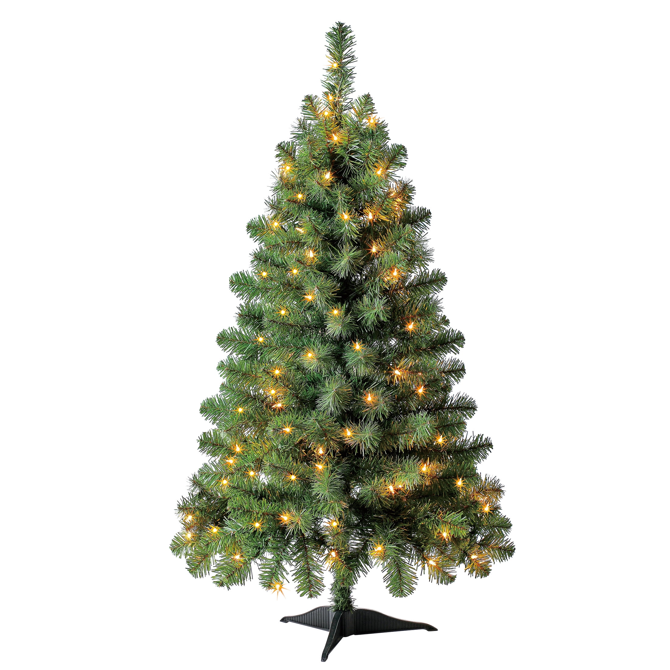 Walmart 4 foot pre lit christmas tree Clearance