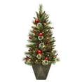 thumbnail image 1 of 4' Pre-Lit Potted Artificial Adorned Christmas Tree, 1 of 4
