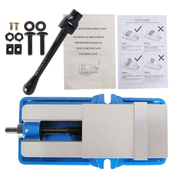 4" Precision Vise Lockdown CNC Milling Machine Vise Clamping Vice Plier Milling