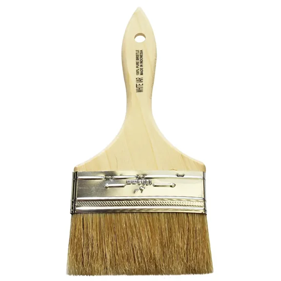 4" Premier WV-4X Chip Brush 100% White Chinese Bristle